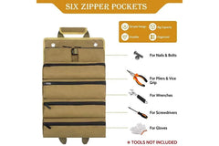 Multi-Purpose Roll-Up Tool Organizer Bag