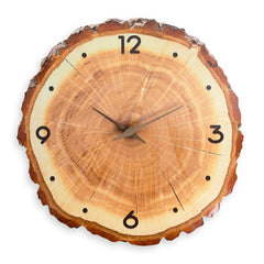 Rustic Wooden Wall Clock