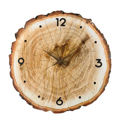 Rustic Wooden Wall Clock