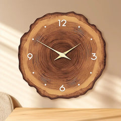 Rustic Wooden Wall Clock