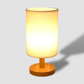 Modern Wooden LED Desk Lamp – Warm Ambient Night Light