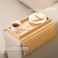 Foldable Sofa Armrest Tray