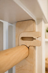 Wooden Doorframe Pull-Up Bar & Swing for Kids & Adults