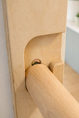 Wooden Doorframe Pull-Up Bar & Swing for Kids & Adults