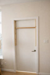 Wooden Doorframe Pull-Up Bar & Swing for Kids & Adults