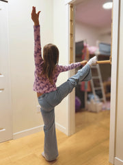 Wooden Doorframe Pull-Up Bar & Swing for Kids & Adults