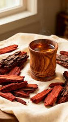 Natural Vijaysaar Wood Diabetes Control Glass | Ayurvedic Wooden Cup