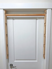 Wooden Doorframe Pull-Up Bar & Swing for Kids & Adults