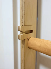 Wooden Doorframe Pull-Up Bar & Swing for Kids & Adults