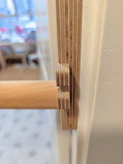 Wooden Doorframe Pull-Up Bar & Swing for Kids & Adults