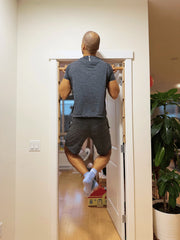 Wooden Doorframe Pull-Up Bar & Swing for Kids & Adults