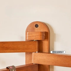 Wooden Wall-Mounted Organizer & Coat Rack