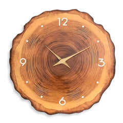 Rustic Wooden Wall Clock