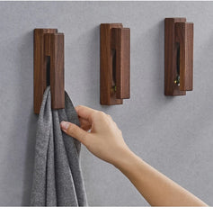 Creative Wooden Solid Towel Rack