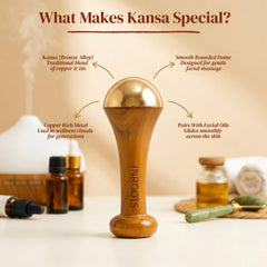 Kansa Wand Massager – Ancient Ayurvedic Relaxation for Modern Wellness